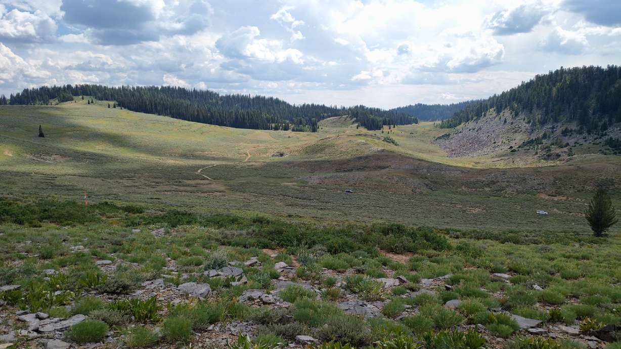 Peter Sinks basin in northern Utah's Cache County. Known as the coldest place in Utah every winter and one of the coldest places in the lower 48 states, Peter Sinks is now the focus of a Utah State University research project.