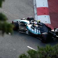 Russell takes Azerbaijan GP pole after F1 leader Antonelli hits the wall