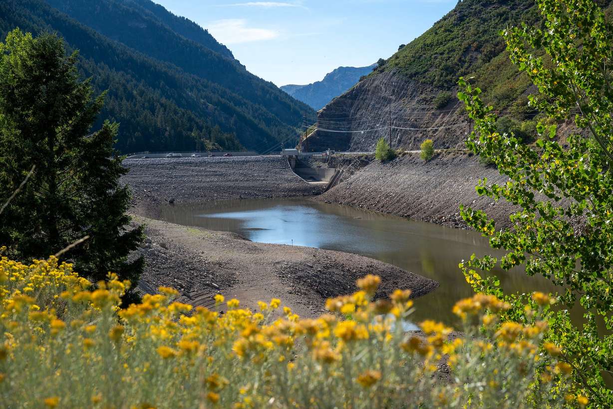 Pineview Reservoir dam on Thursday. A new Pew Research report showed cyberattacks on U.S. water systems are increasing.