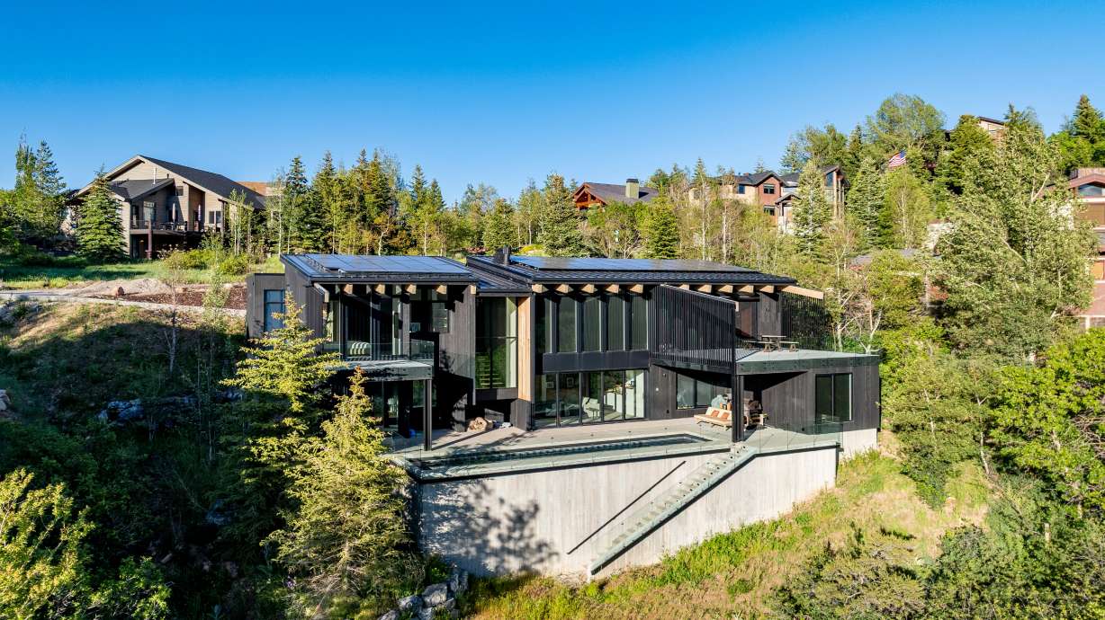 A Pinebrook residence located at 7331 Pine Ridge Drive, Park City, is pictured in promotional photos for an upcoming Sotheby's open house. It's one of many scheduled for an open house this weekend.