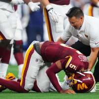 No surgery on the table as the Commanders talk about how to get Jayden Daniels back on the field