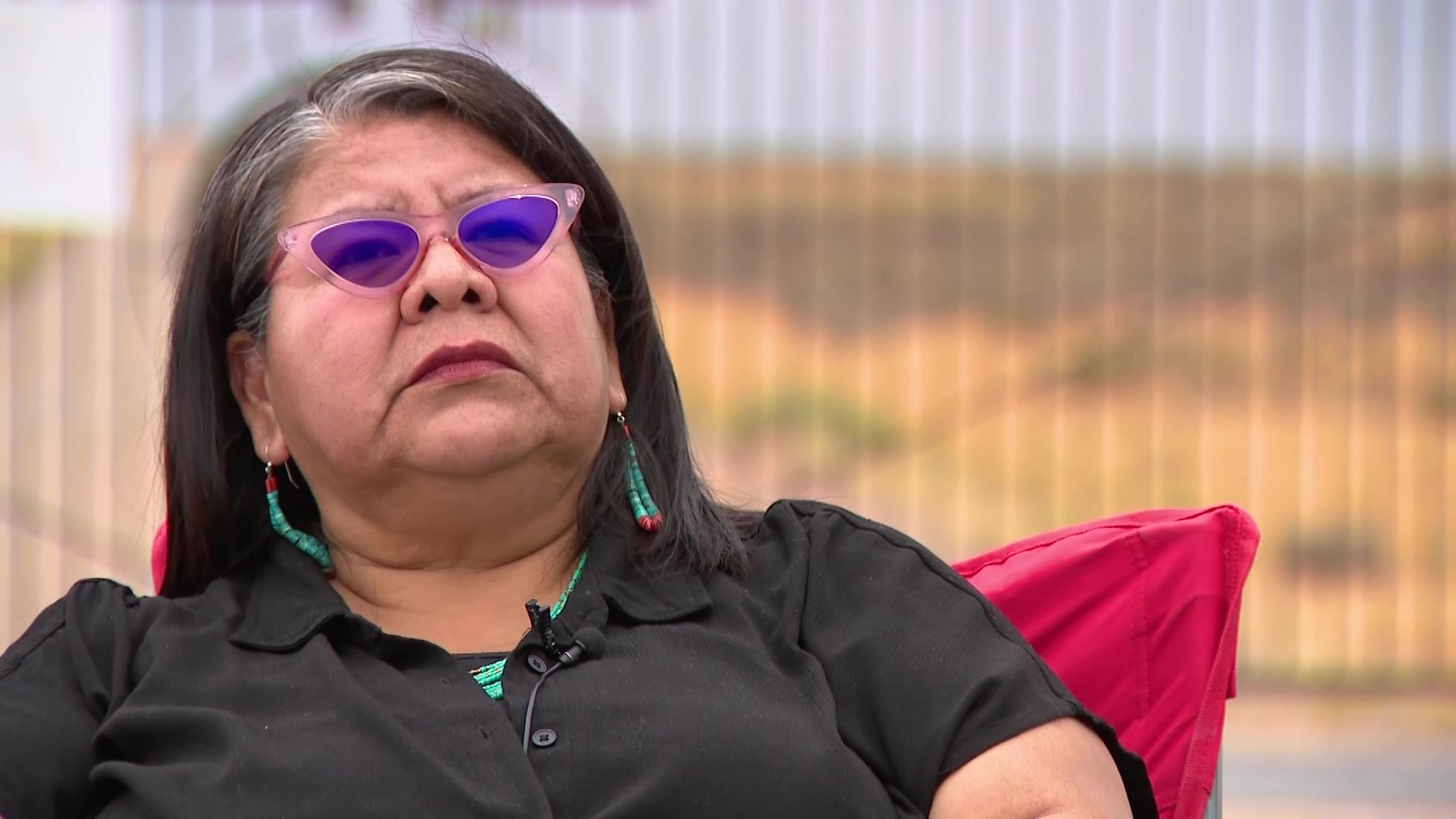 Becky Begay, daughter of Eugene Begay, speaks with KSL, Thursday. Begay said the pain caused by her father's disappearance is obvious.