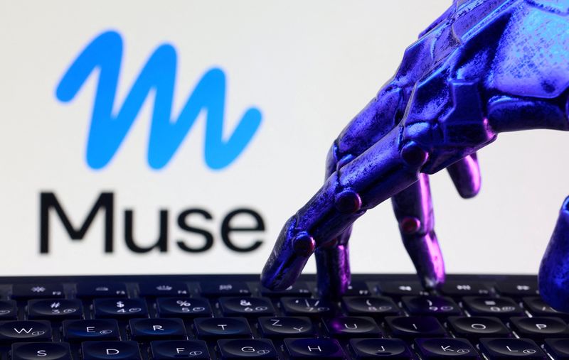 Illustration shows Meta Muse logo, keyboard and robotics hand in this illustration taken September 23, 2026.