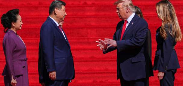 Xi says he'll see Trump again soon as he wraps up US visit with a look at the Constitution
