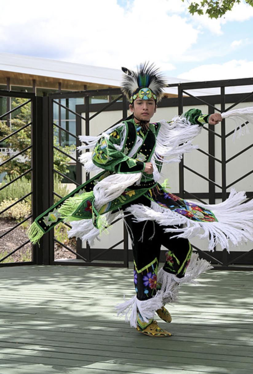Today is Native American Day in California and Nevada, and many members of the Native American population here in Utah are celebrating.
Youth members from the Paiute Indian Tribe of Utah are seen performing at a Utah Shakespearian Festival Green Show this past summer.
