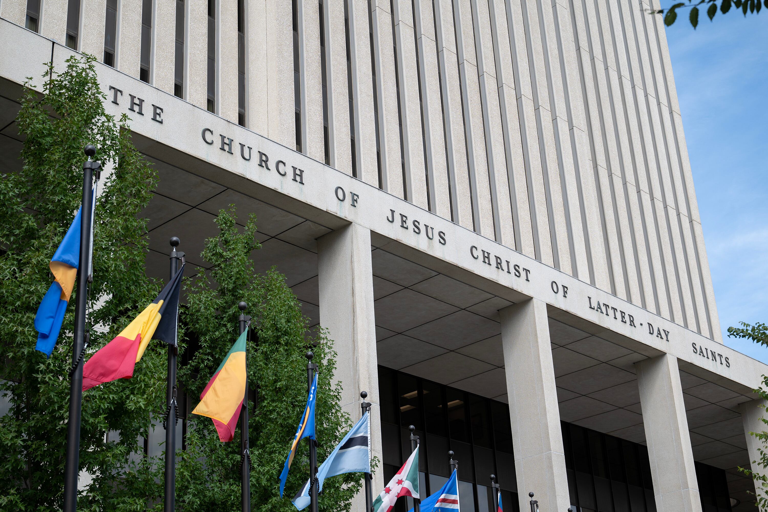 The Church Office Building in Salt Lake City on Aug. 28. The Church of Jesus Christ has recently weighed in on abortion issues, despite its long-held political neutrality.