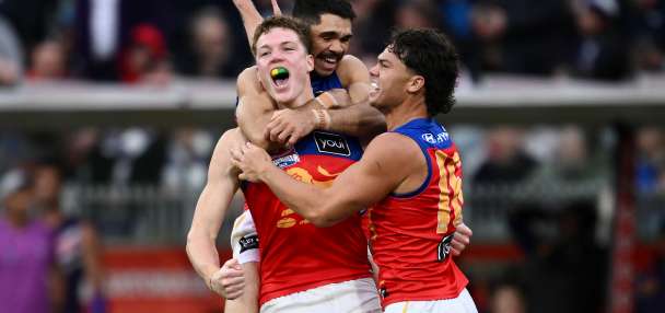 A three-peat for the Brisbane Lions: a trio of Australian rules football titles in a row