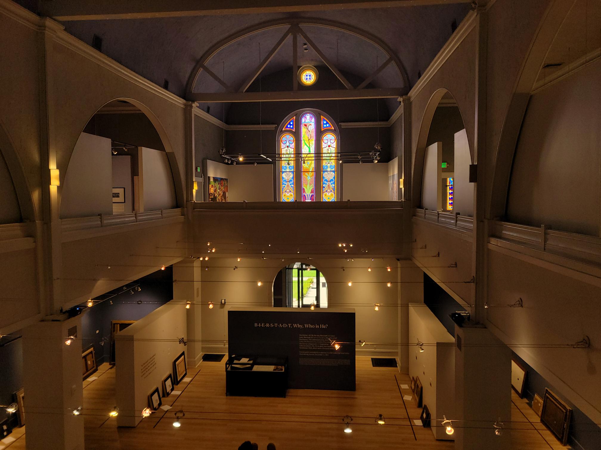 The interior of the Salt Lake Art Museum, which was originally built as a Jewish synagogue in 1891 on Sept. 22, 2026.