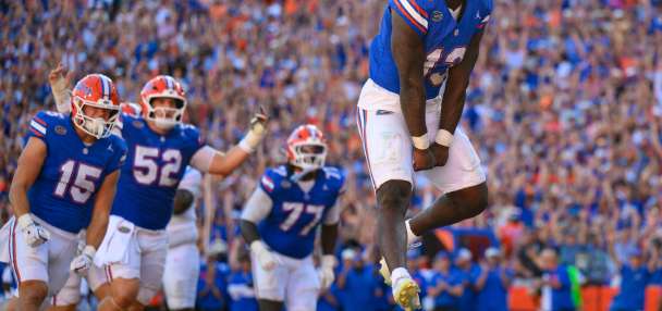 Jadan Baugh and No. 21 Florida run roughshod over 4th-ranked Ole Miss, 52-28