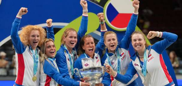 Wimbledon finalists Noskova and Muchova secure the Billie Jean King Cup title for Czechia