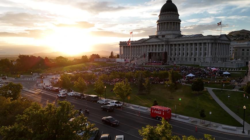 America 250 Concert at the Utah State Capitol.