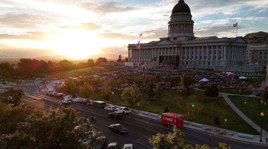 America 250 Concert at the Utah State Capitol.