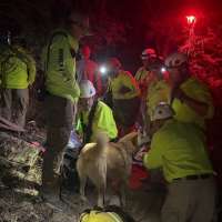Tooele rescuers find dog that ventured into mine
