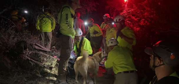 Tooele rescuers find dog that ventured into mine