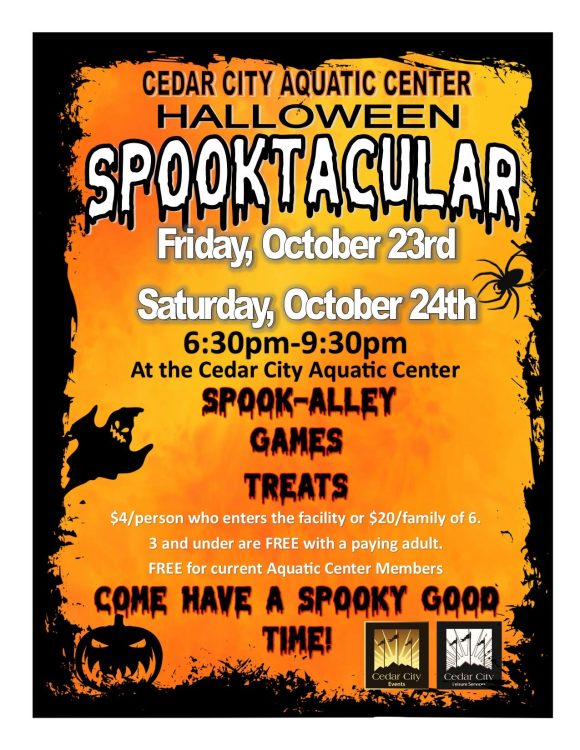 Cedar City Aquatic Center Halloween Spooktacular 2026