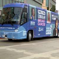 Lobular breast cancer awareness bus makes first tour stop at Huntsman Cancer Institute