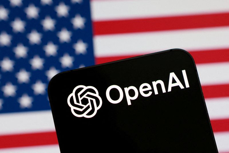 OpenAI logo and American flag are seen in this illustration taken, September 28, 2026.