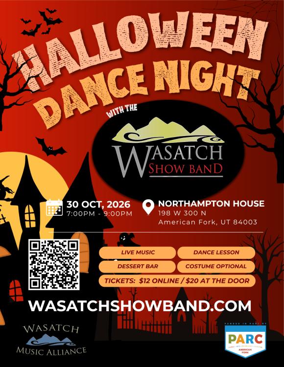 Halloween Dance Night 2026 with the Wasatch Show Band