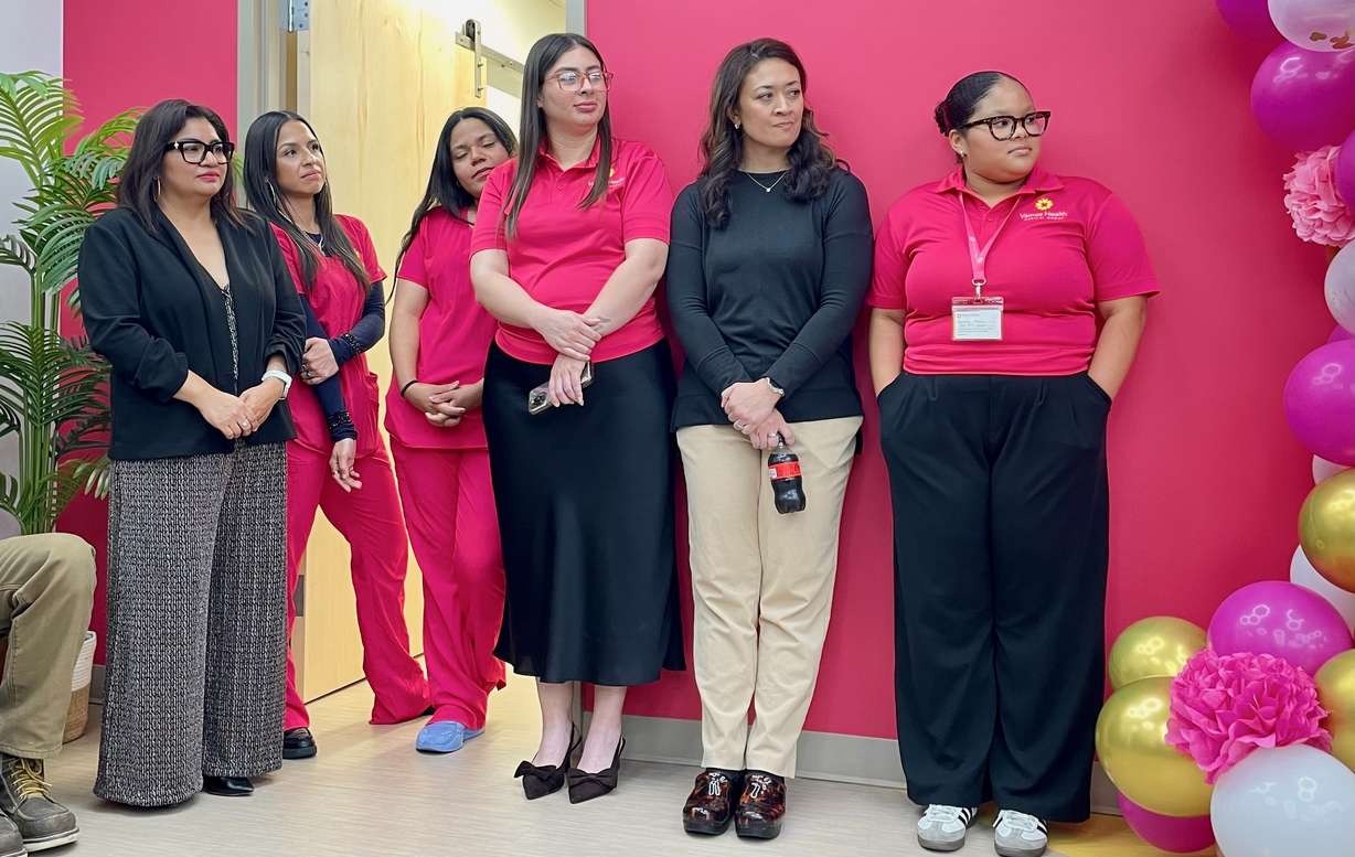 Vamos Health employees at the launch of a new, larger site in West Valley City on Tuesday, Sept. 29, 2026.