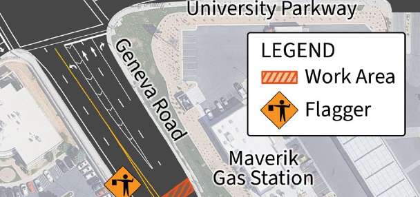 Overnight construction to affect traffic on Geneva Road in Orem