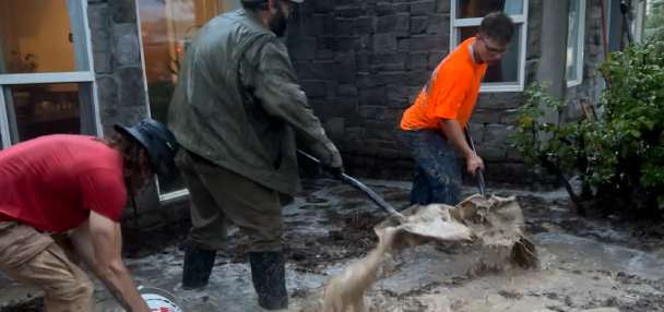 Neighbors turn up in droves after Orderville homeowner struck with flash flood