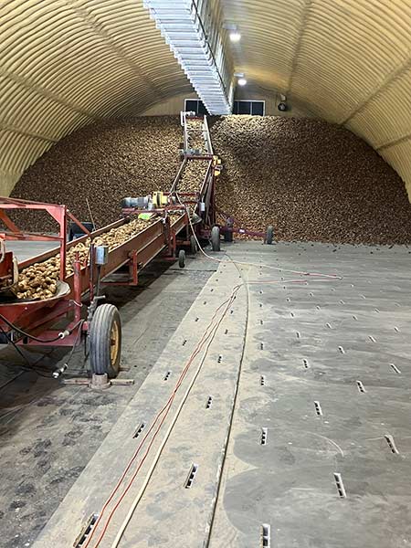 Randy Hardy, 73, of Oakley, Idaho, says he’s seeing a 5-10% decline in spud yields this year.