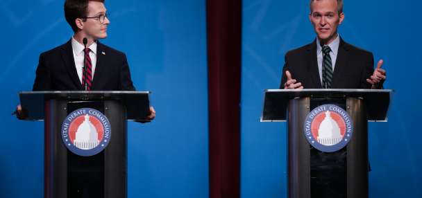 Ben McAdams, Riley Owen find much to agree on in debate for Utah's 1st Congressional District