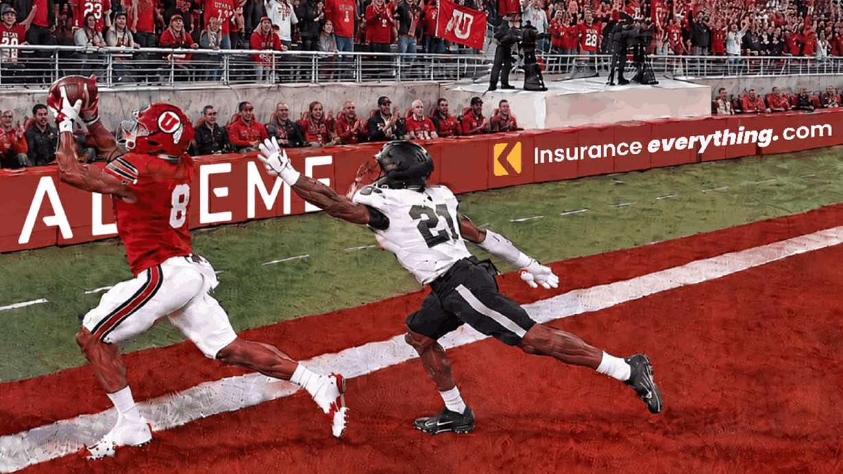 An artist rendering of the ALKEME Field Boxes in the north end zone of Rice-Eccles Stadium.