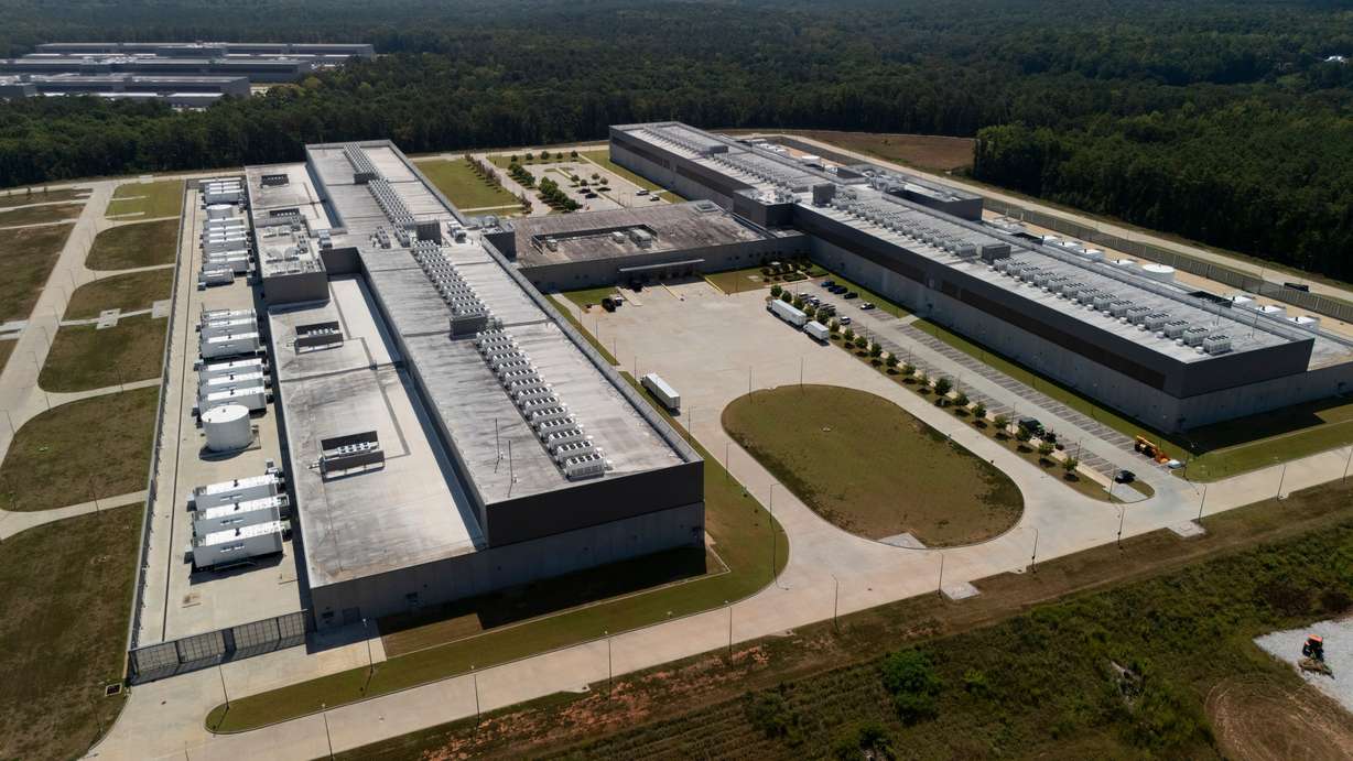 Meta data centers operate, Saturday, Sept. 5, near Social Circle, Ga.