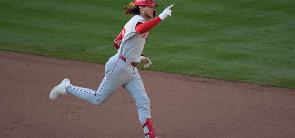 Harper atones for outfield gaffe, Bohm homers in 10th as Phillies beat Braves 4-3 to force Game 3