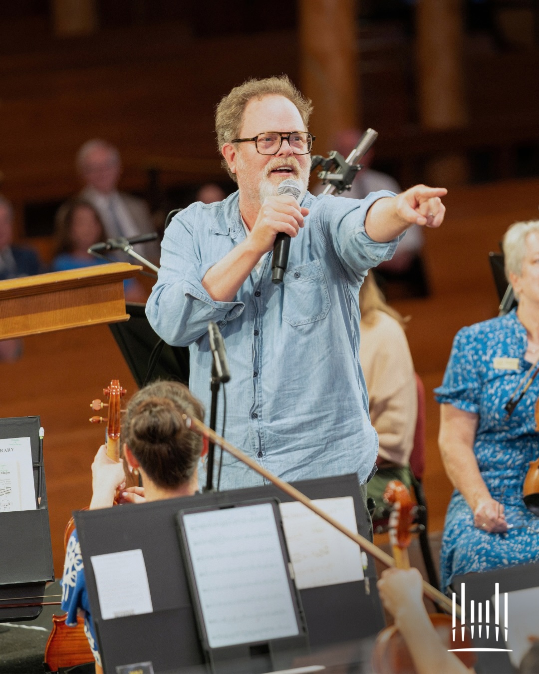 'My dream has come true': Rainn Wilson sings with the Tabernacle Choir
