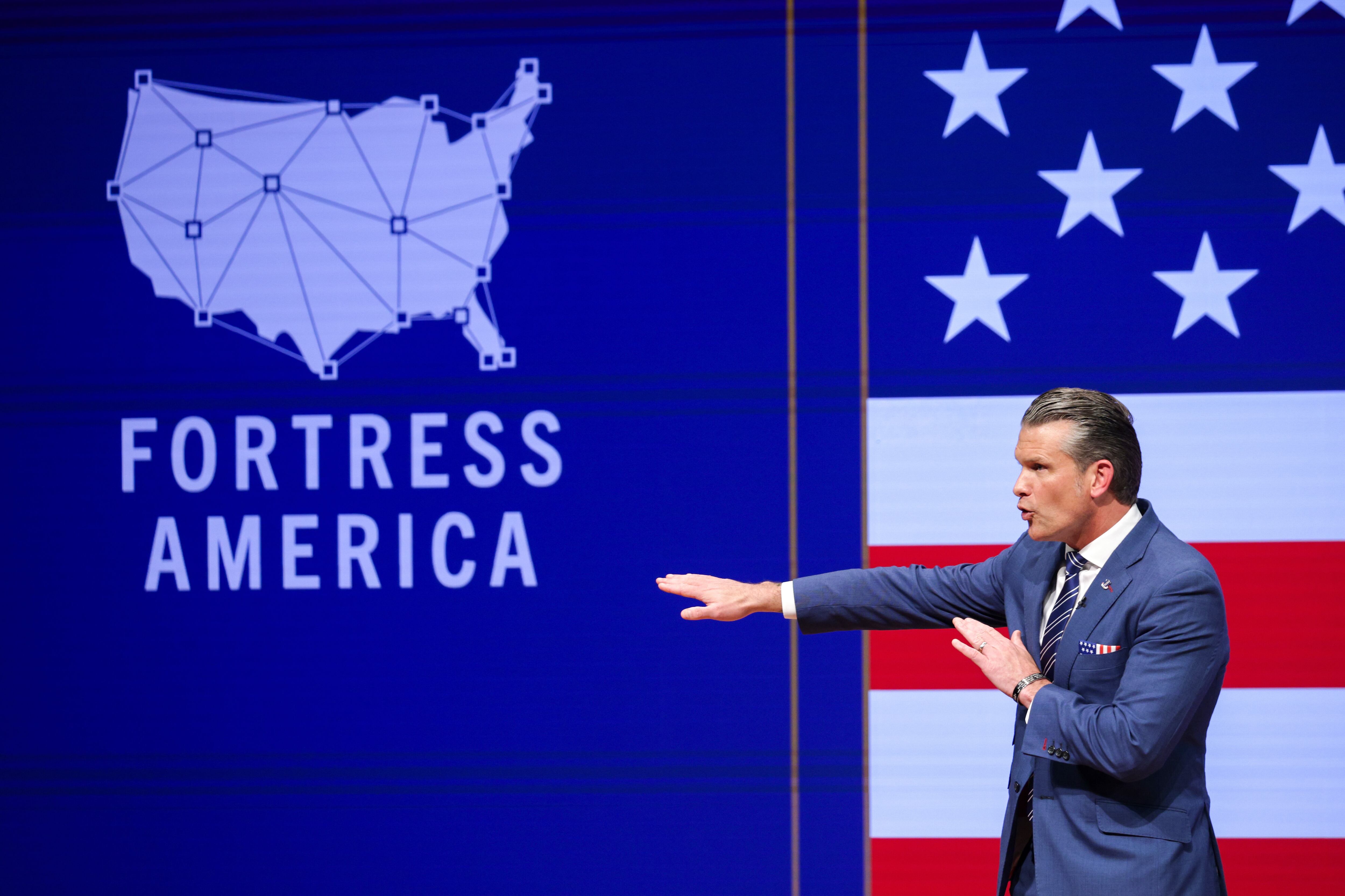 Defense Secretary Pete Hegseth delivers combative address, renews calls for the 'warrior ethos'