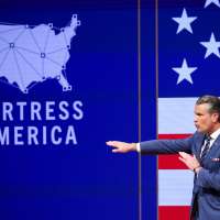 Defense Secretary Pete Hegseth delivers combative address, renews calls for the 'warrior ethos'