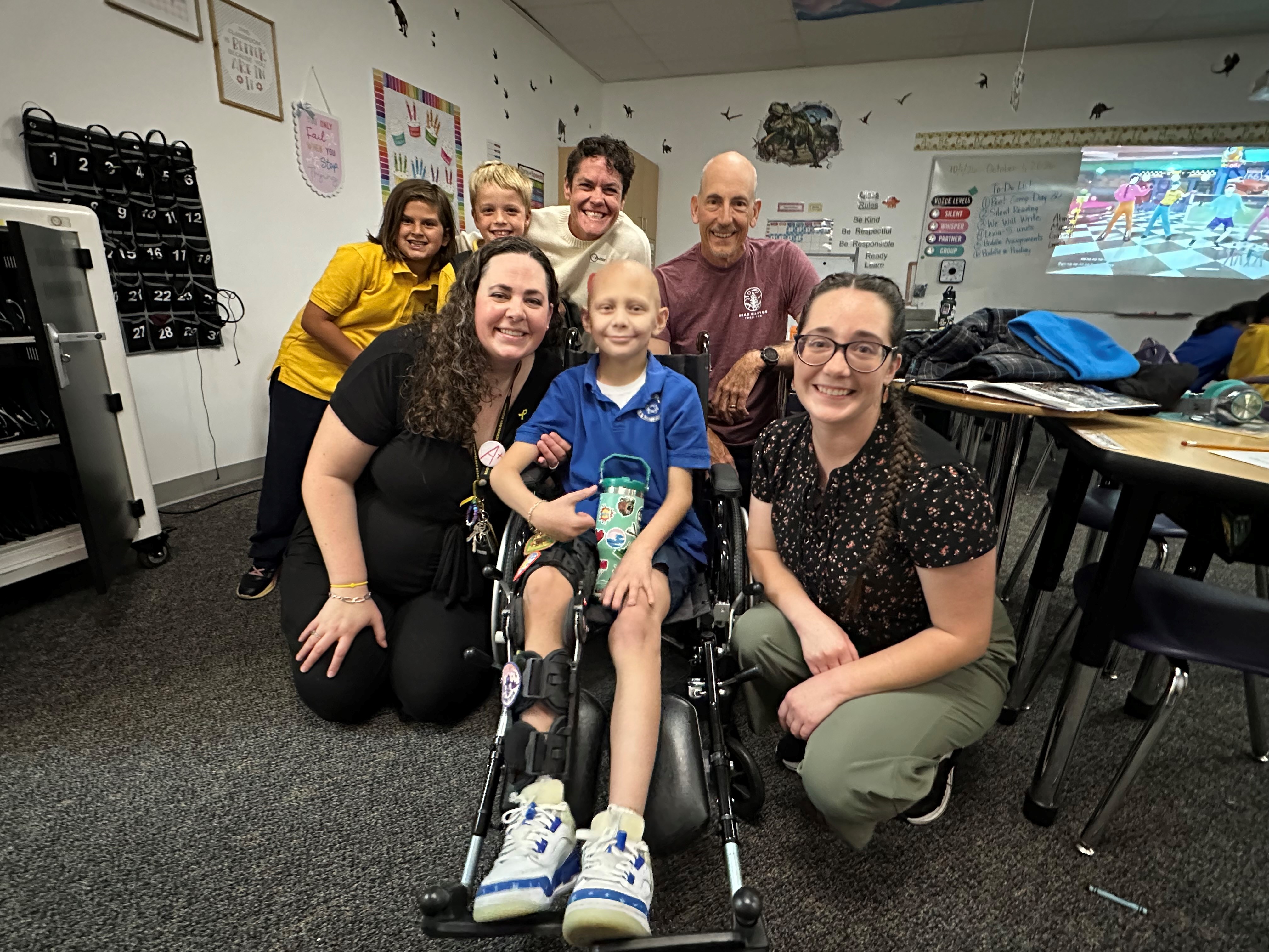 Community rallies around 8-year-old boy battling rare bone cancer
