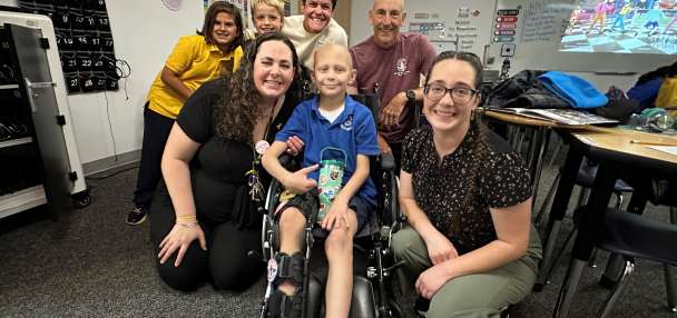 Community rallies around 8-year-old boy battling rare bone cancer