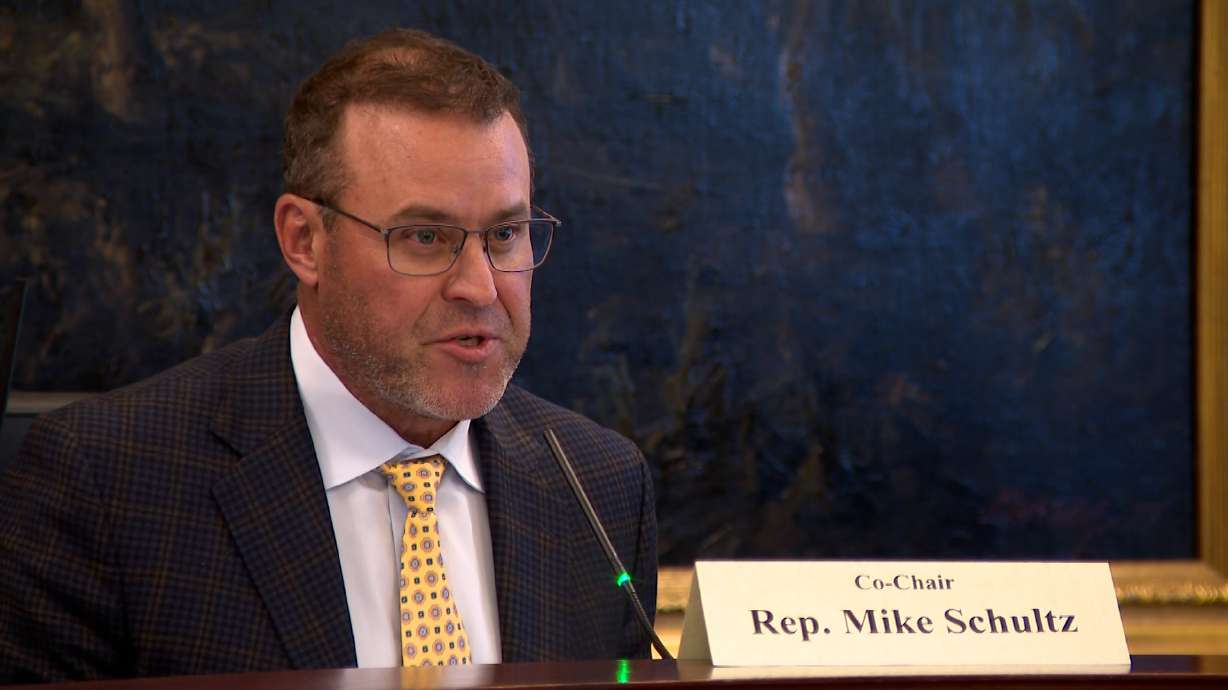 Utah House Speaker Mike Schultz, R-Hooper, speaks during a hearing of the Legislative Audit Subcommittee on Wednesday at the Utah Capitol. Members of the Legislative Audit Subcommittee criticized the absence of the commission's chairwoman, who they said should have shown up to answer questions.