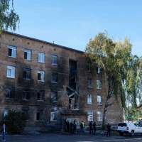 A Russian drone hits a Kyiv school as Moscow presses its aerial campaign against Ukraine