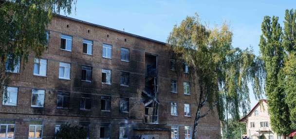 A Russian drone hits a Kyiv school as Moscow presses its aerial campaign against Ukraine