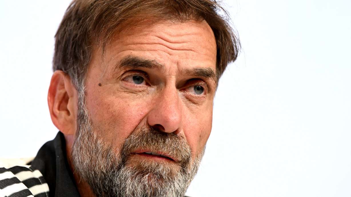 Germany's coach Jurgen Klopp speaks during a press conference, Wednesday, Sept. 30, 2026, in Herzogenaurach, Germany, ahead of their Nations League soccer match against Serbia .