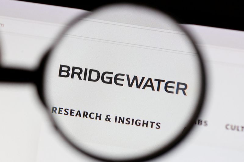 Bridgewater logo is seen seen in this illustration taken, August 3, 2026.