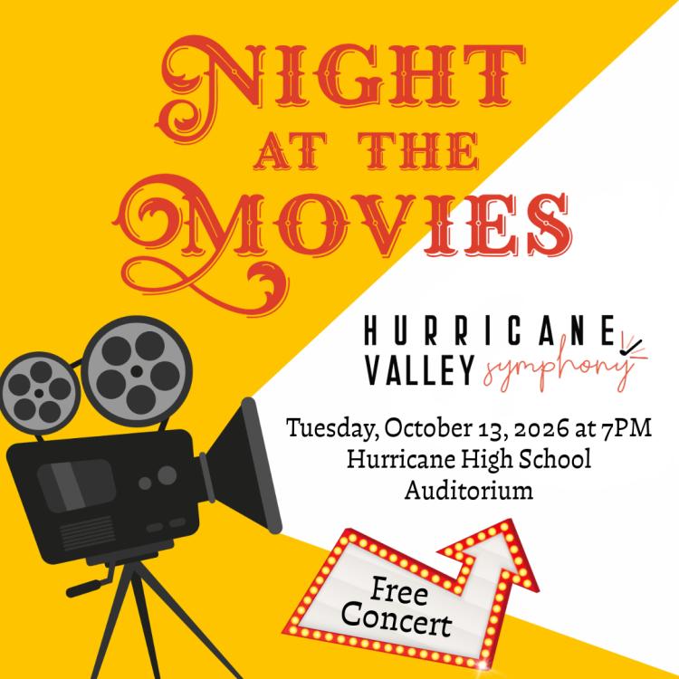 Hurricane Valley Symphony presents "A Night at the Movies"