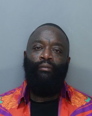 Rick Ross is seen in his booking photo on October 1.