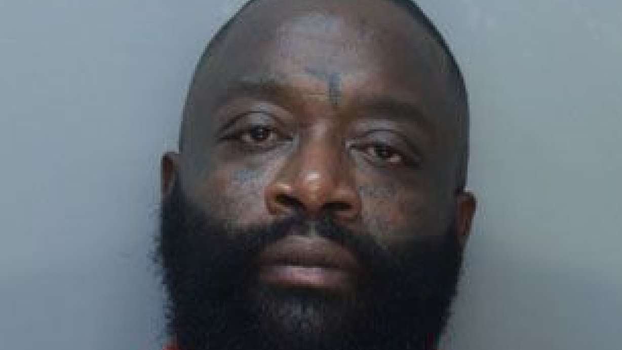 Rick Ross is seen in his booking photo on October 1.