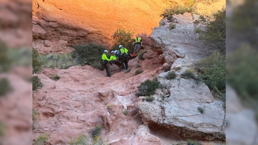 Woman rescued after 100-foot fall near Red Hollow in Iron County