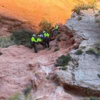 Woman rescued after 100-foot fall near Red Hollow in Iron County