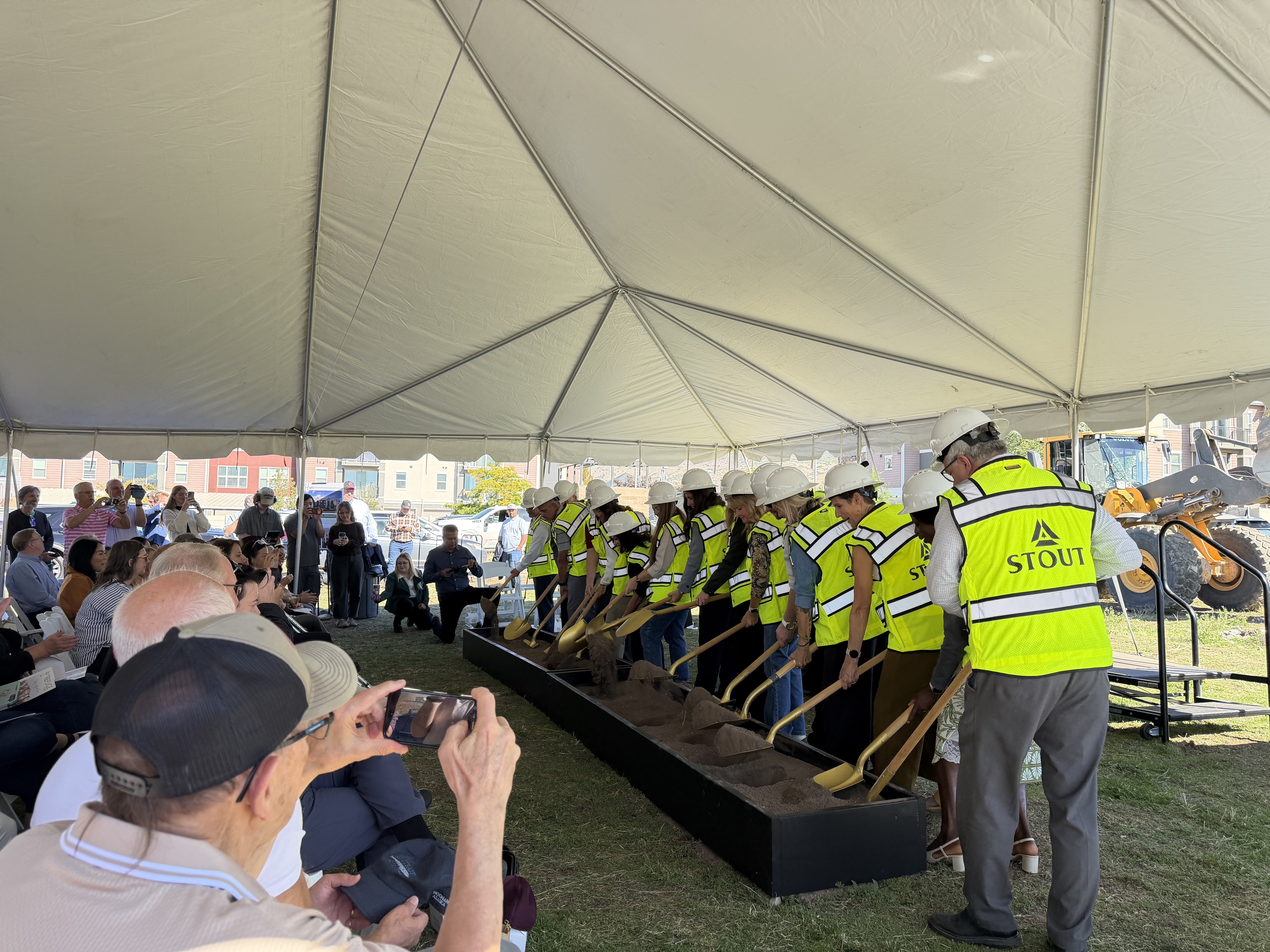 The Refuge Utah holds a groundbreaking for a new emergency shelter in Orem on Thursday to help survivors of domestic violence.