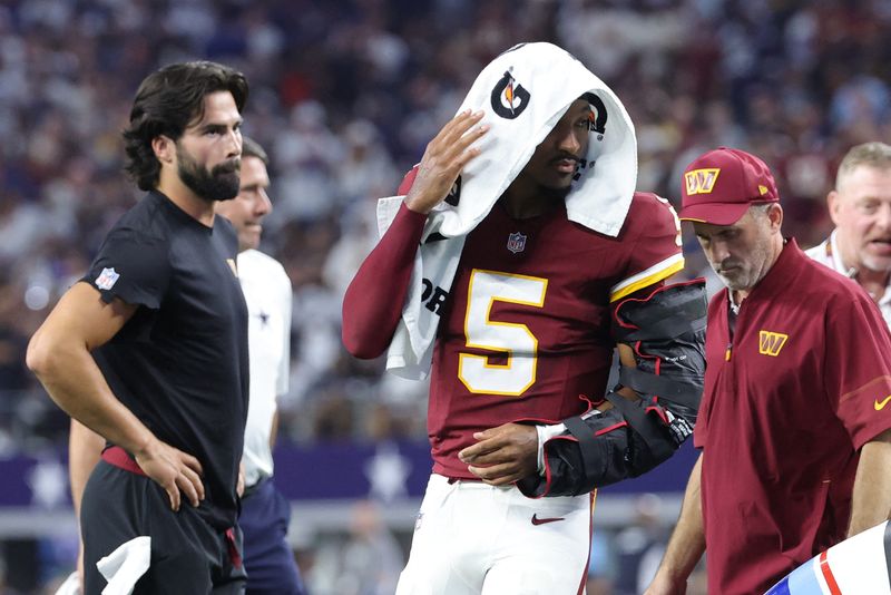 Commanders rule out QB Jayden Daniels vs. Colts in London