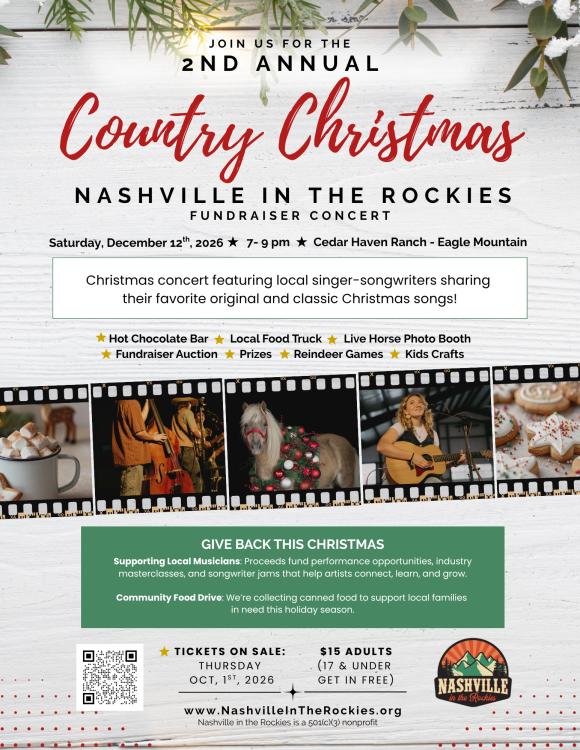 2nd Annual Country Christmas Fundraiser Concert