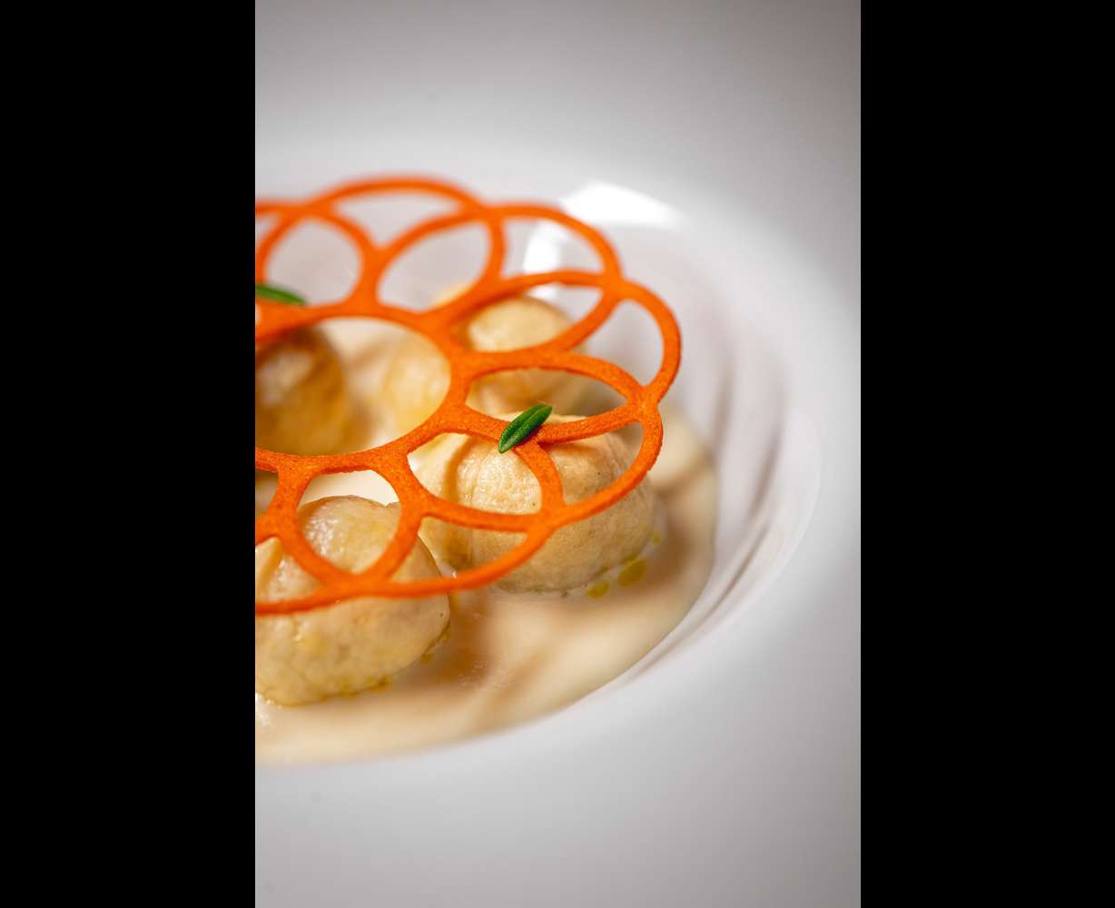 A dish at Argiano at Montalcino, Italy. Argiano is known as a memorable Tuscan dining experience.