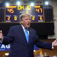 Trump tries to fire up Ohio voters as Republicans defend Senate seat in close race